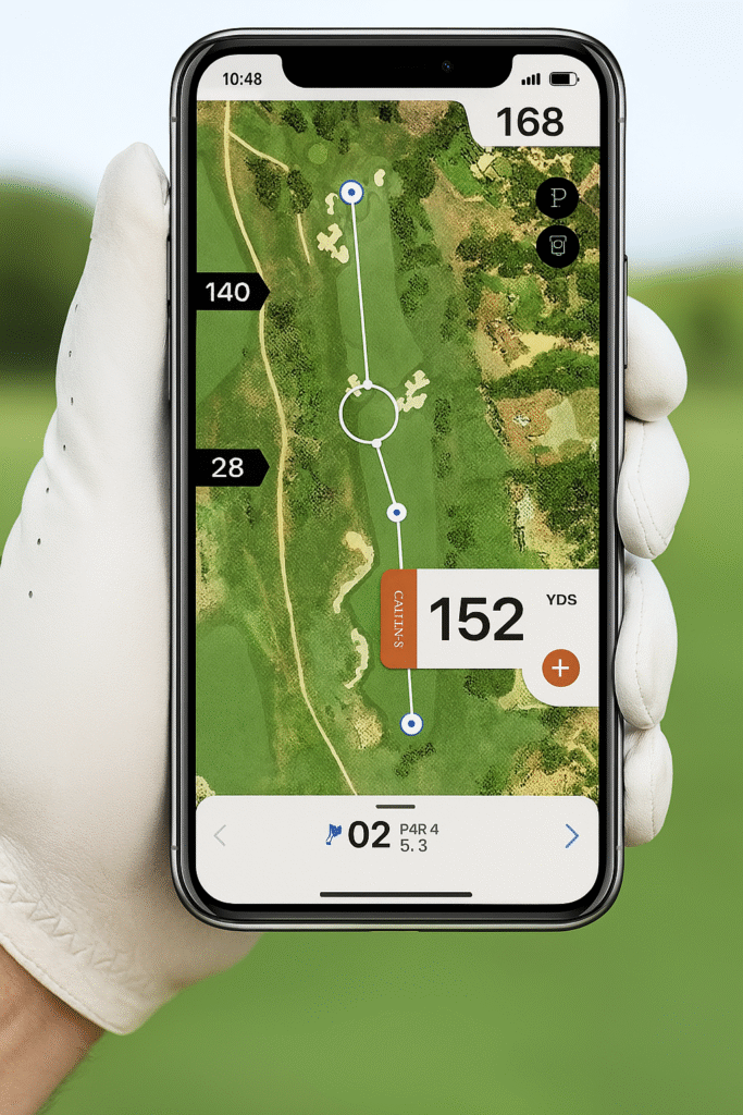 Virtual caddy feature at Golfzon TwoVision in the BVI